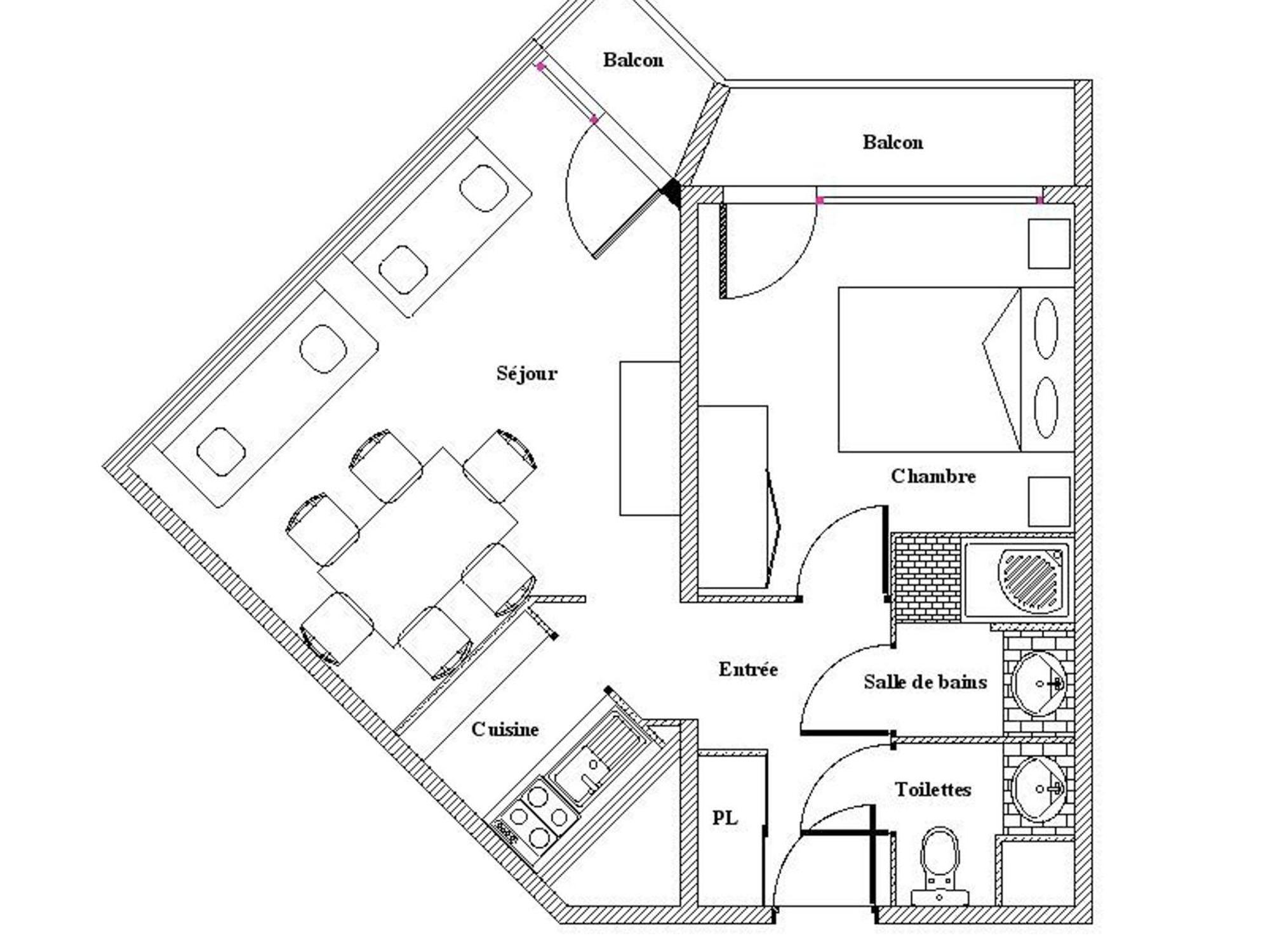 Appartement Renove Au Pied Des Pistes Avec Balcon Aux Menuires - Fr-1-344-785 생마르탱 드 벨빌 외부 사진